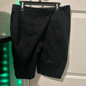 H&M Black Flat Front Shorts